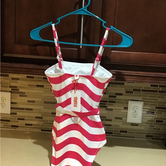 The Madeline Belted Strapless One-Piece Swimsuit - Picture 2 of 12